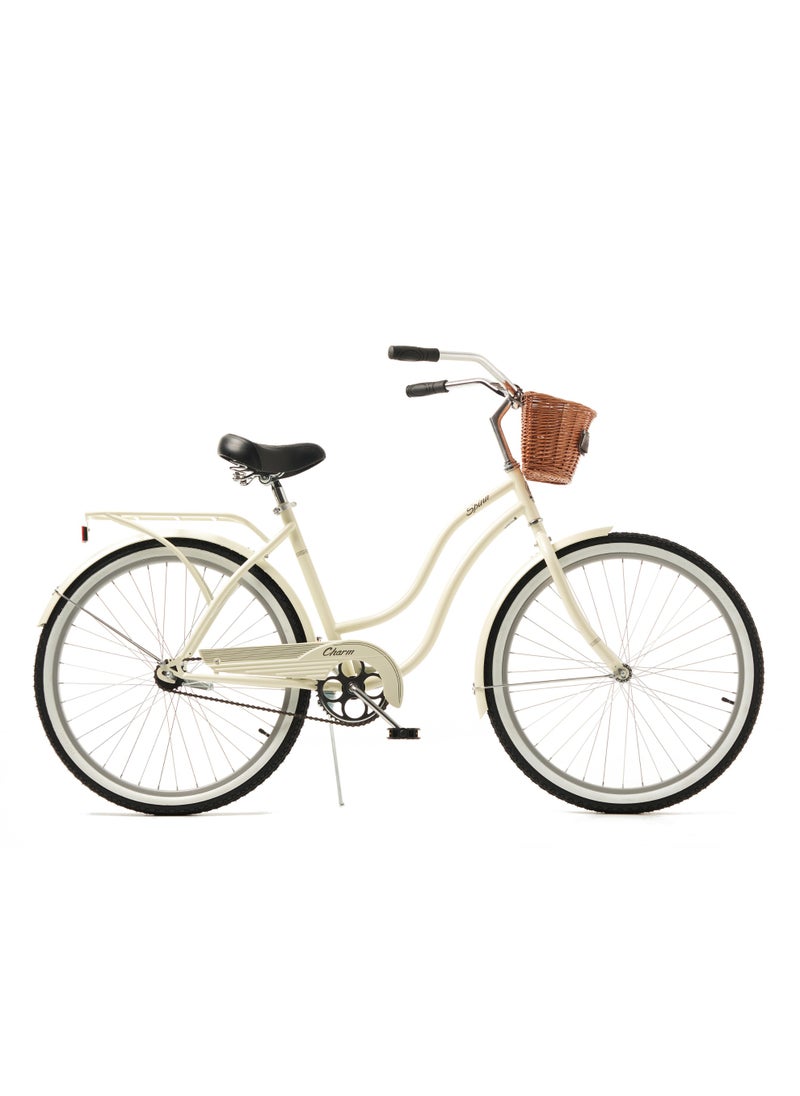 SPINN CHARM 1 STEP THRU PEARL WHITE