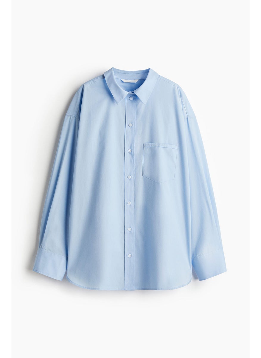 Loose-Fit Cotton Shirt