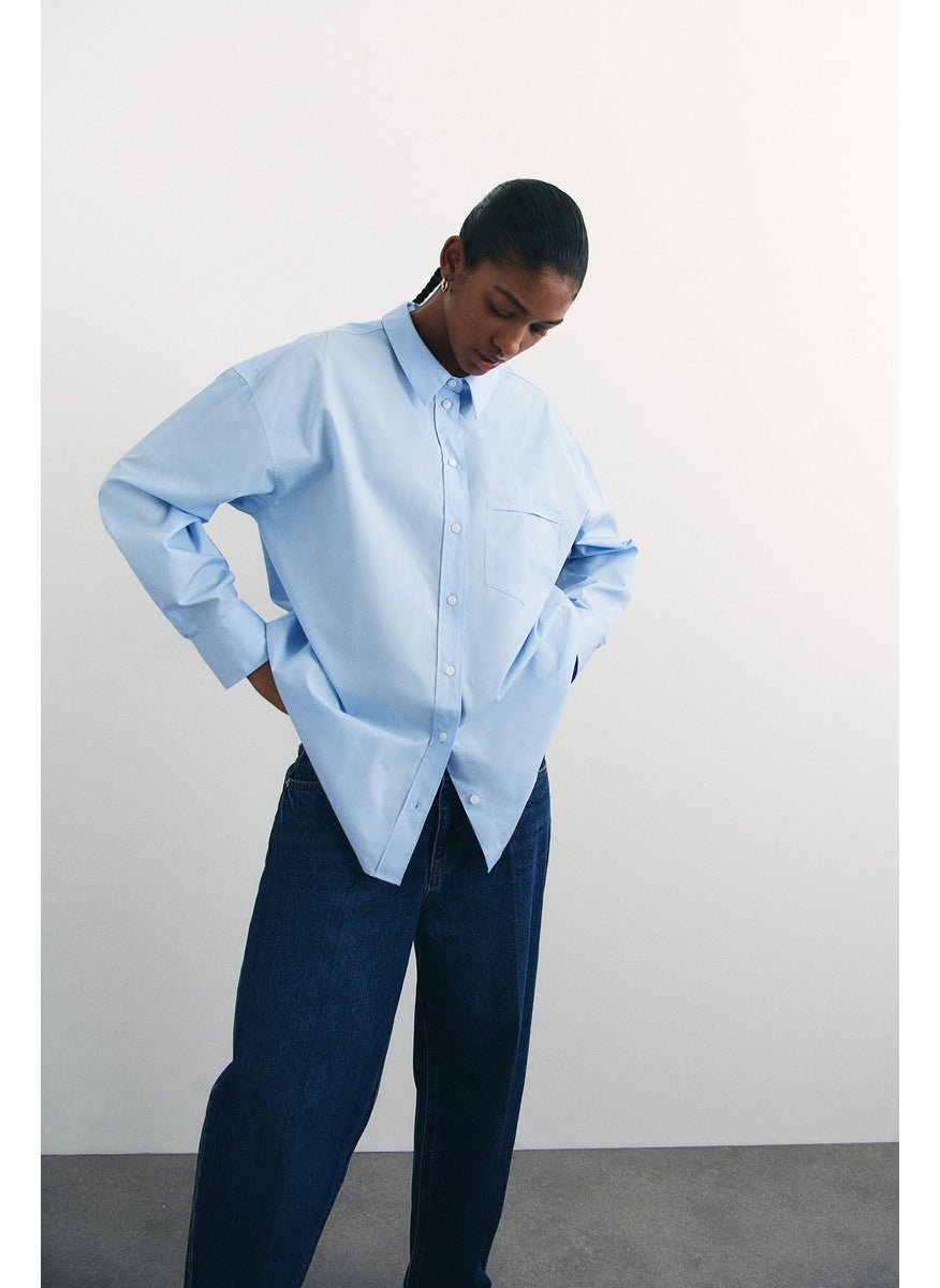 Loose-Fit Cotton Shirt