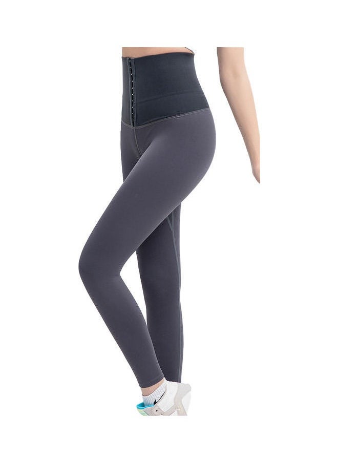 High Waist Workout Leggings Grey