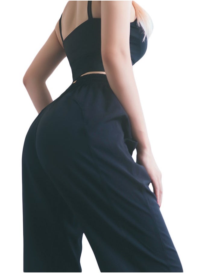 Comfy Drawstring Joggers Black