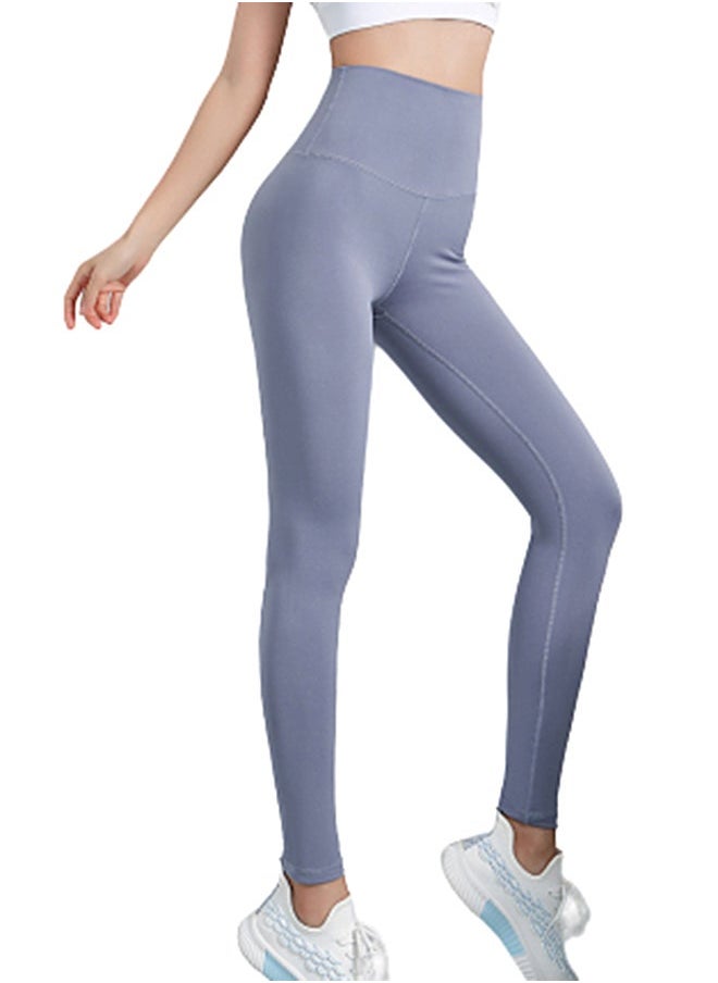 High Waist Leggings Blue