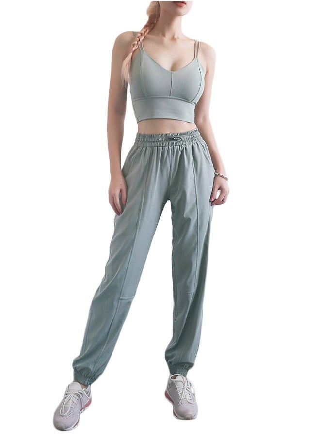 Comfy Drawstring Joggers Green