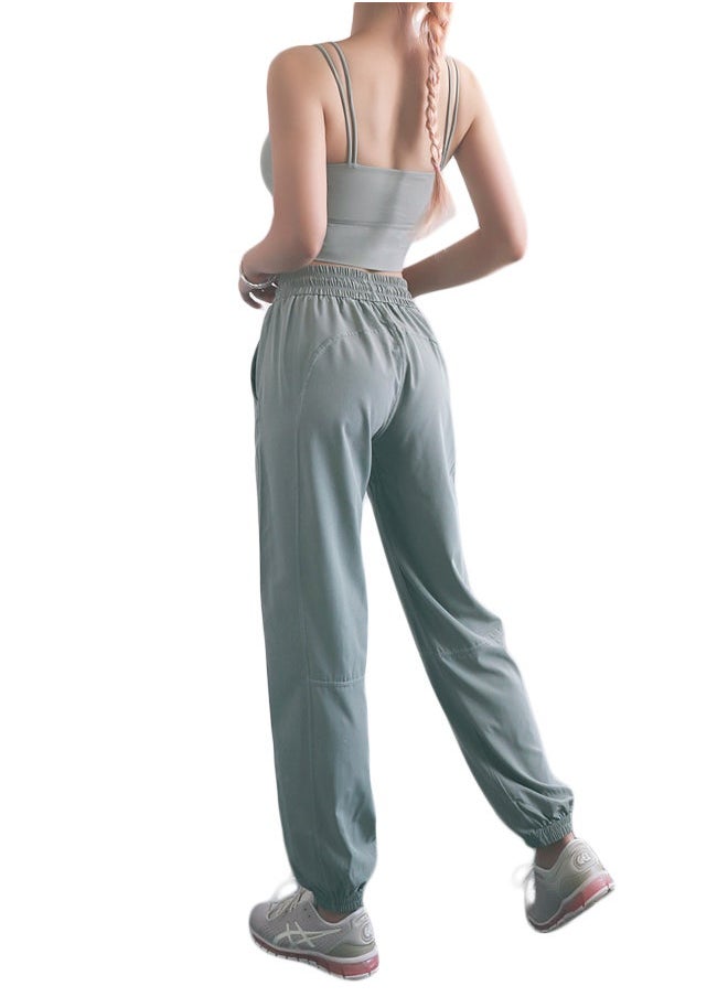 Comfy Drawstring Joggers Green