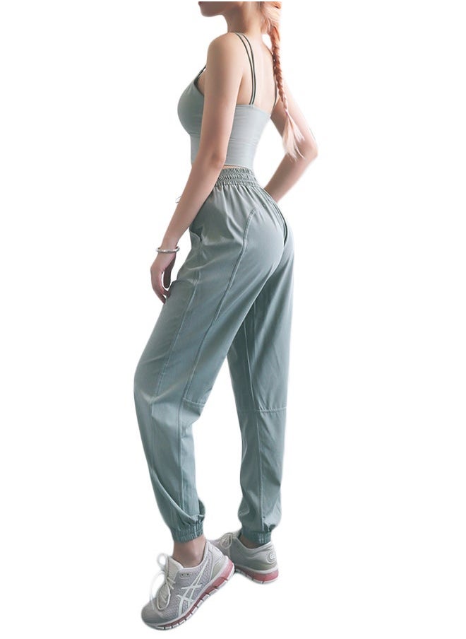 Comfy Drawstring Joggers Green