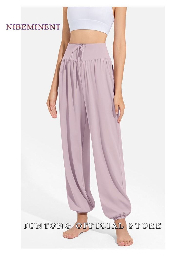Loose Casual Sports Pants For Women, Slimming Quick Drying Breathable Running Dancing Yoga Pants, Thin Fitness Clothes, Leggings And Pprotective Pants