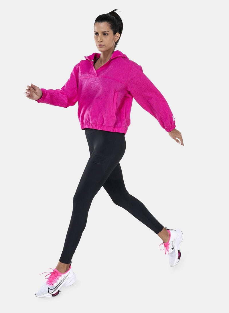 Women's Icon Clash Woven Running Pullover Jacket
