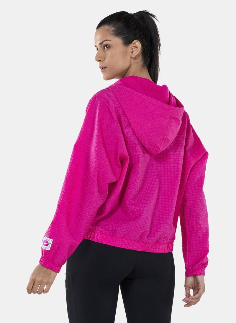 Women's Icon Clash Woven Running Pullover Jacket