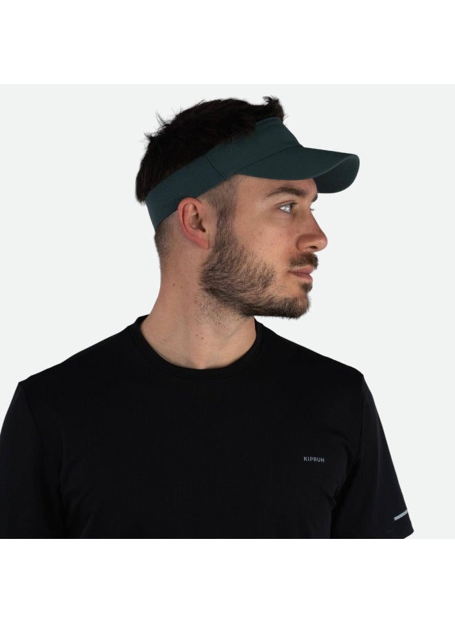 Adult Running Visor-Kiprun V2-Khaki