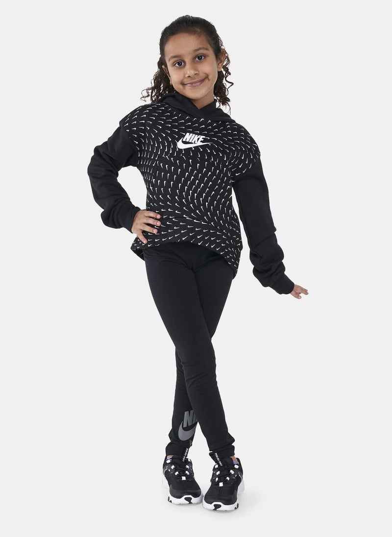 Kids' Sportswear Fleece Allover Print Hoodie