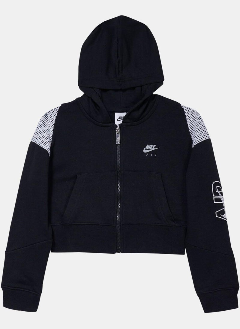 Kids’ Air French Terry Full-Zip Hoodie (Older Kids)