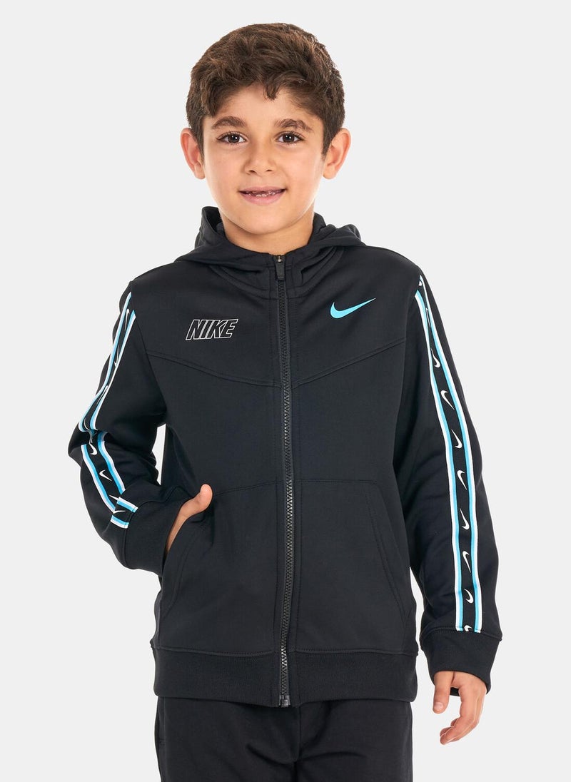 Kids' Sportswear Repeat Full-Zip Hoodie (Older Kids)