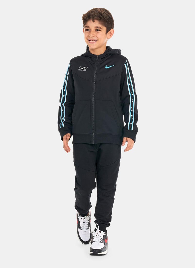 Kids' Sportswear Repeat Full-Zip Hoodie (Older Kids)