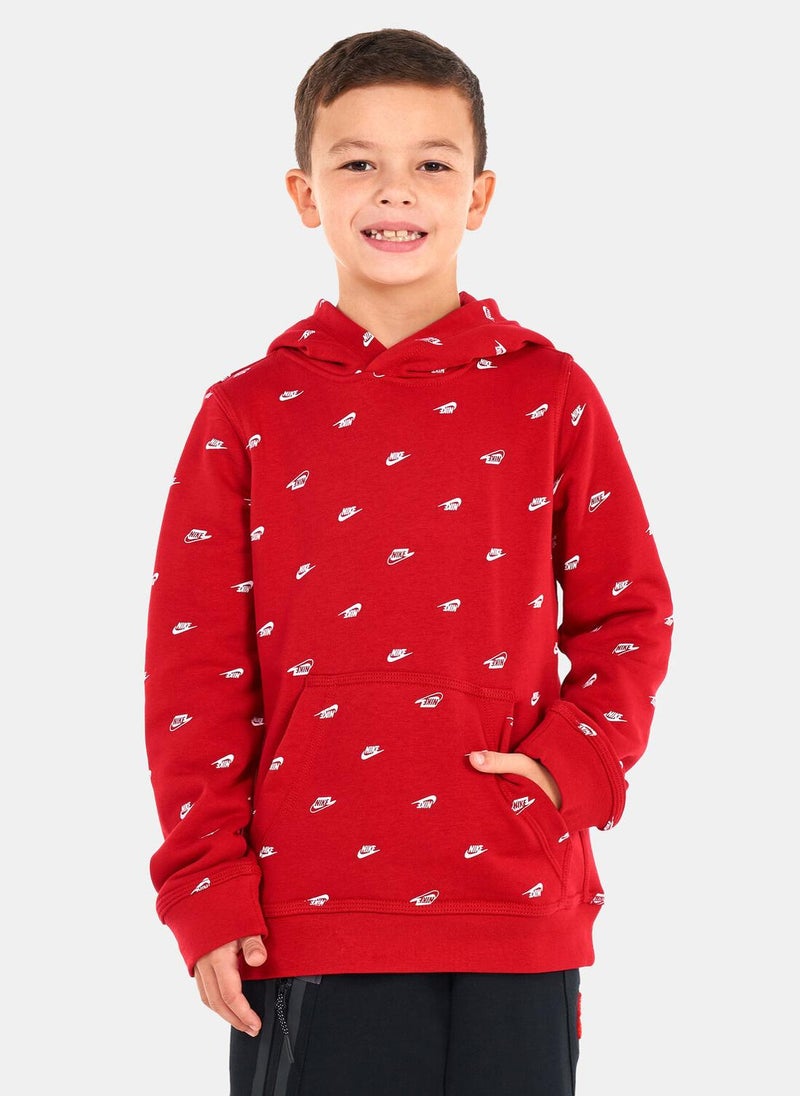 Kids' Sportswear Club Fleece Pullover Hoodie (Older Kids)