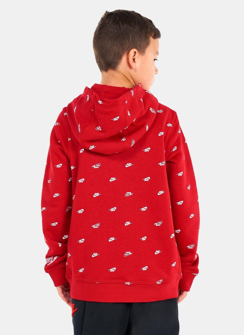 Kids' Sportswear Club Fleece Pullover Hoodie (Older Kids)
