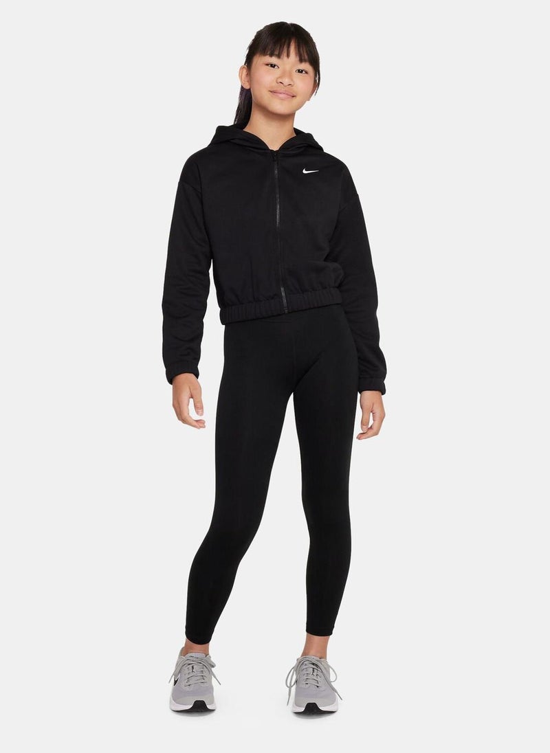 Kids' Therma-FIT Full-Zip Training Hoodie (Older Kids)