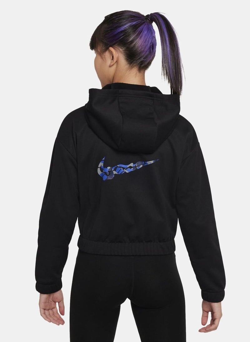 Kids' Therma-FIT Full-Zip Training Hoodie (Older Kids)