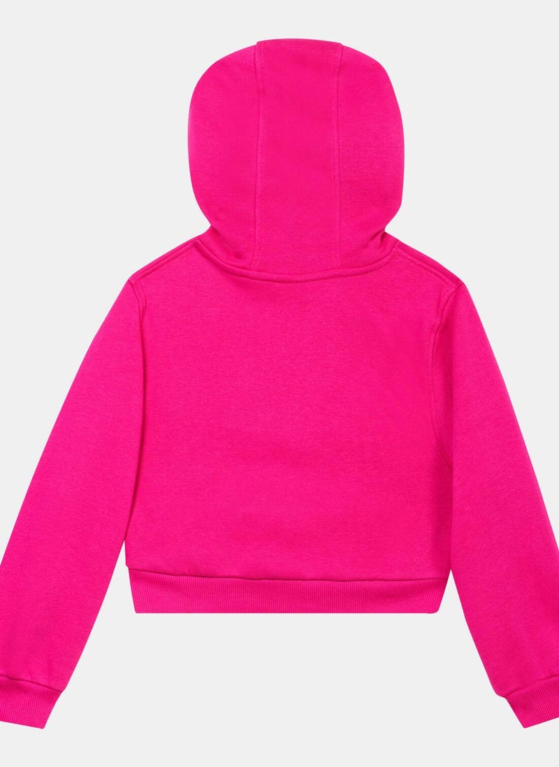 Kids' Sportswear Club Fleece Crop Hoodie