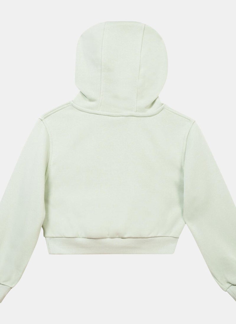 Kids' Sportswear Club Fleece Crop Hoodie