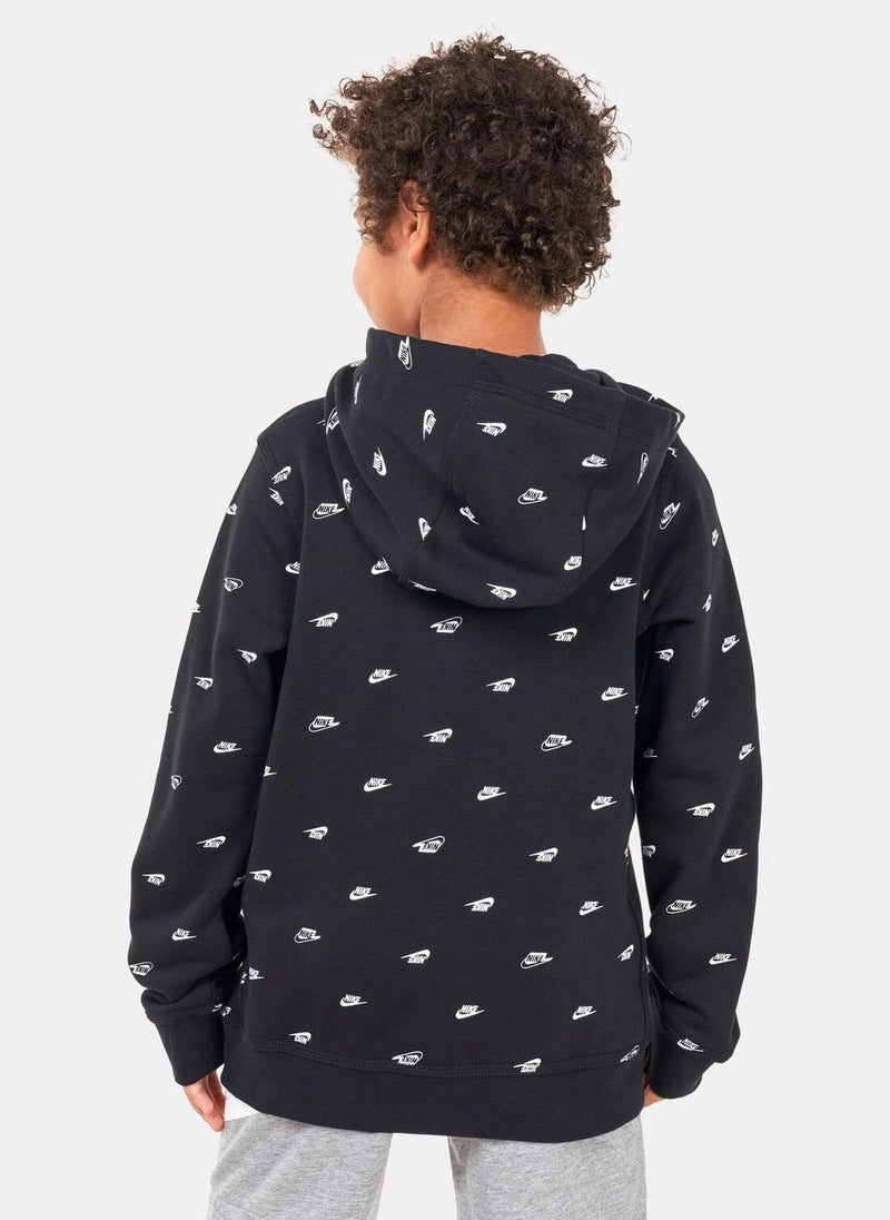 Kids' Sportswear Club Fleece Pullover Hoodie (Older Kids)