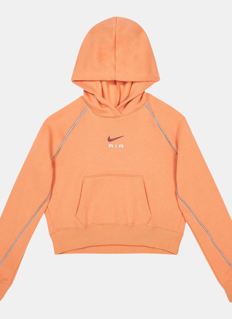 Kids' Air French Terry Crop Hoodie (Older Kids)