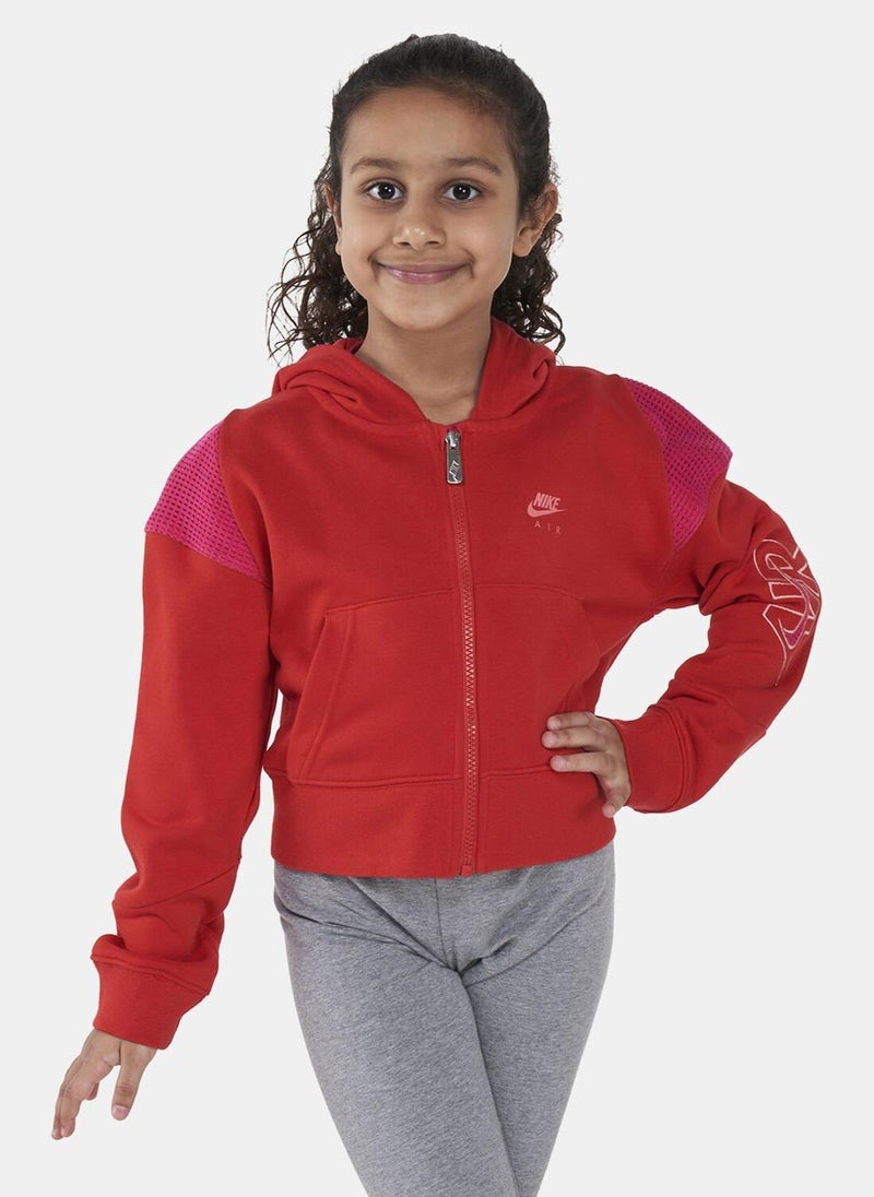 Kids’ Air French Terry Full-Zip Hoodie (Older Kids)