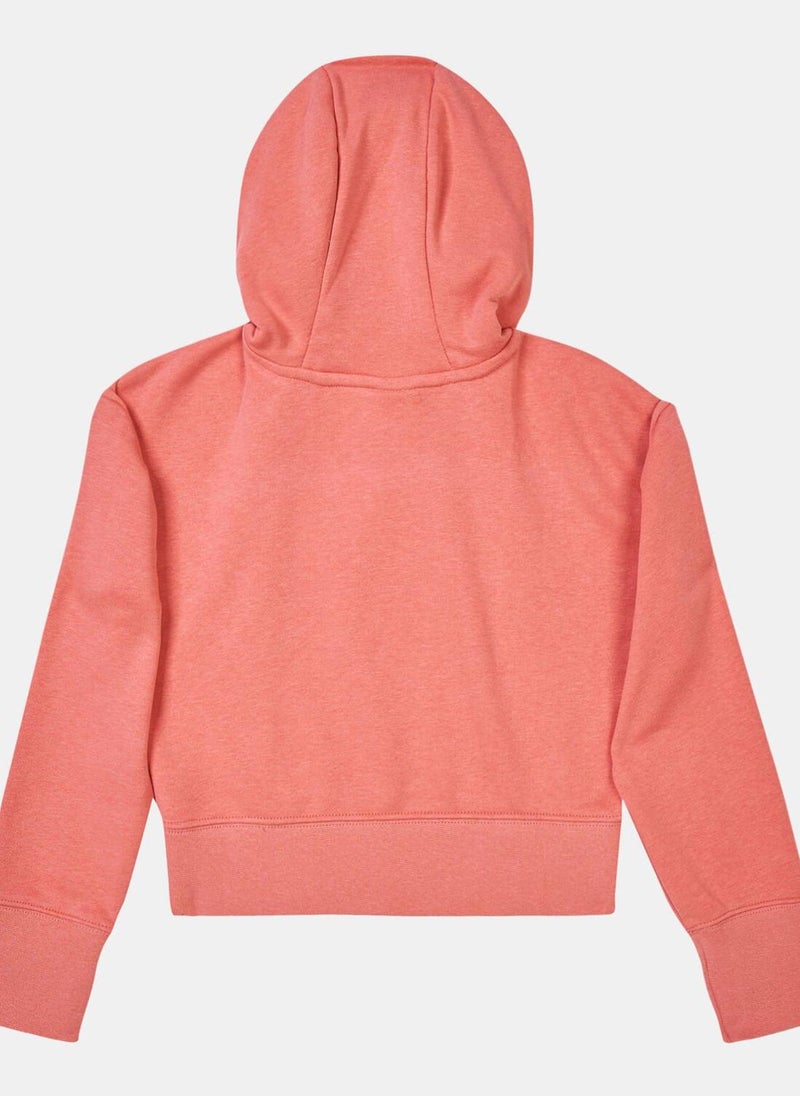 Kids' Sportswear Club Crop Hoodie