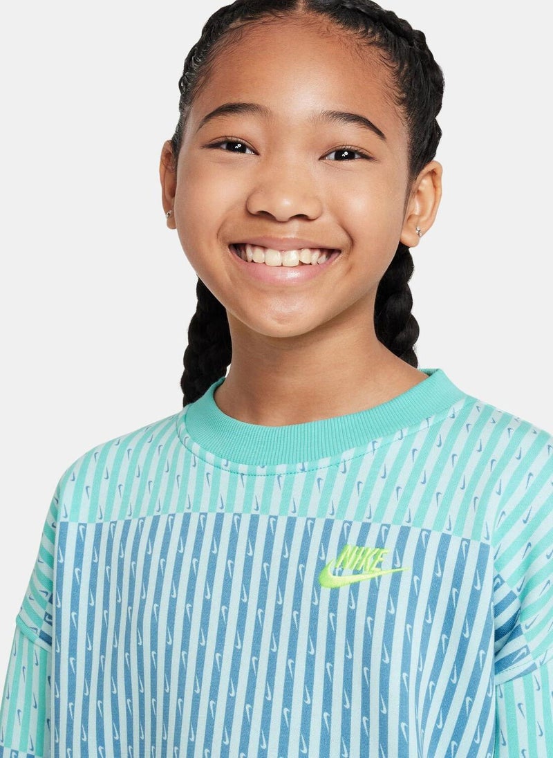 Kids' Sportswear Club Fleece Sweatshirt (Older Kids)