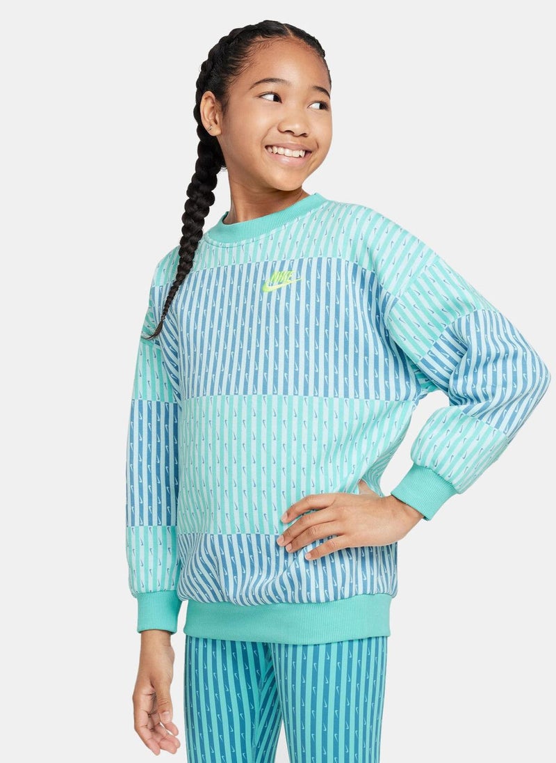 Kids' Sportswear Club Fleece Sweatshirt (Older Kids)