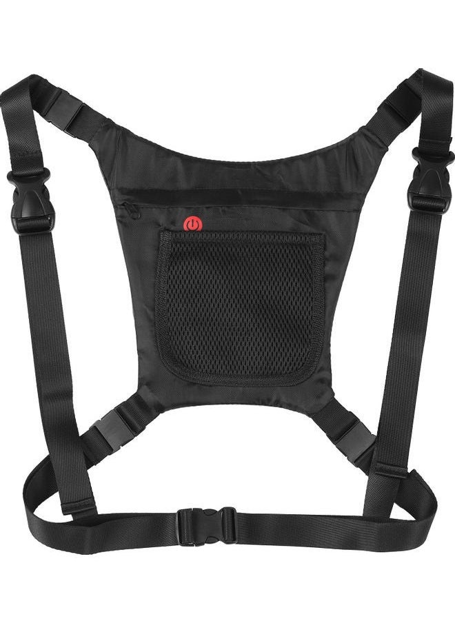 USB Rechargeable LED Bike Back Pack 33x26x3cm