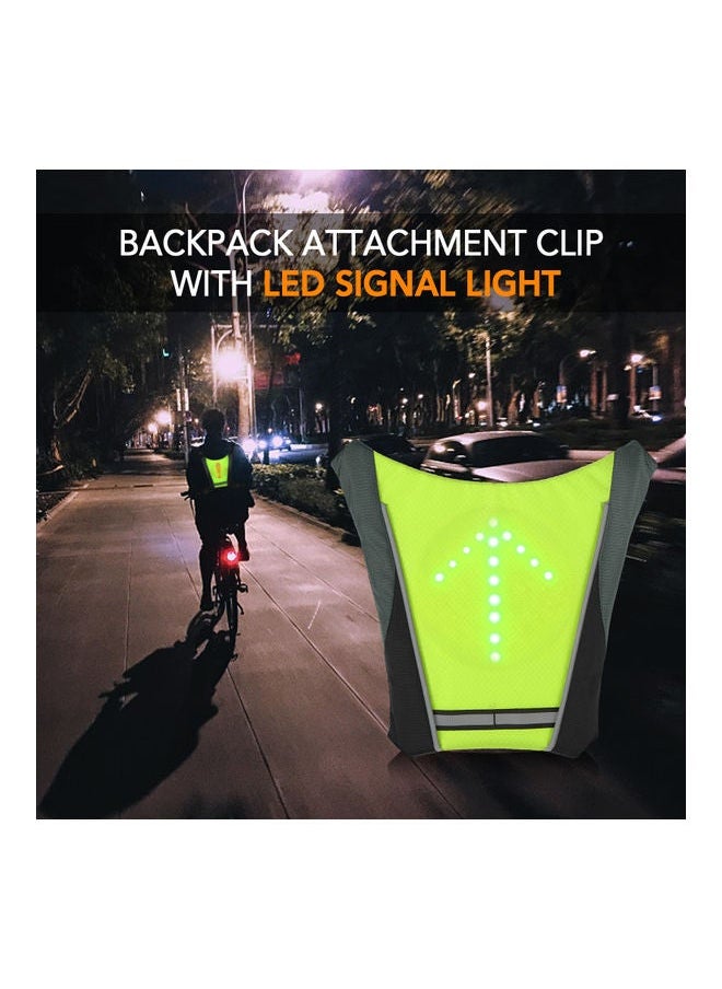USB Rechargeable LED Bike Back Pack 33x26x3cm