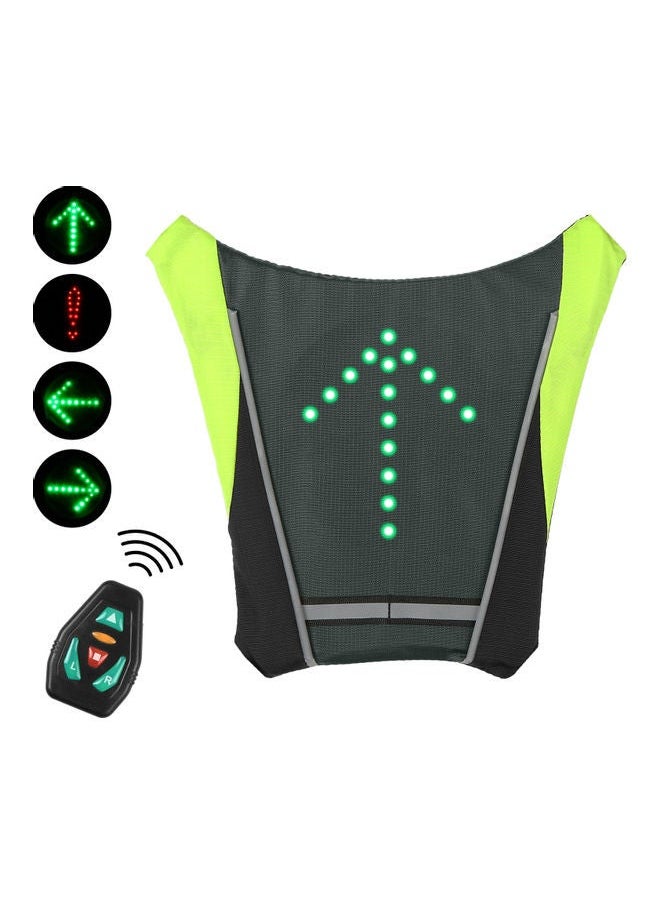 USB Rechargeable LED Bike Back Pack 33x26x3cm