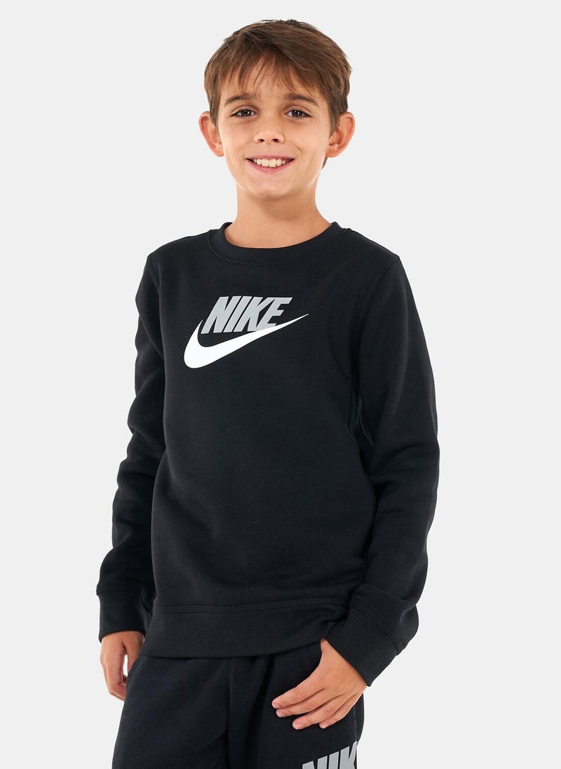 Kids' Sportswear Club Fleece Sweatshirt (Older Kids)