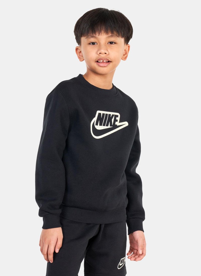 Kids' Sportswear Club+ Crewneck Create Sweatshirt