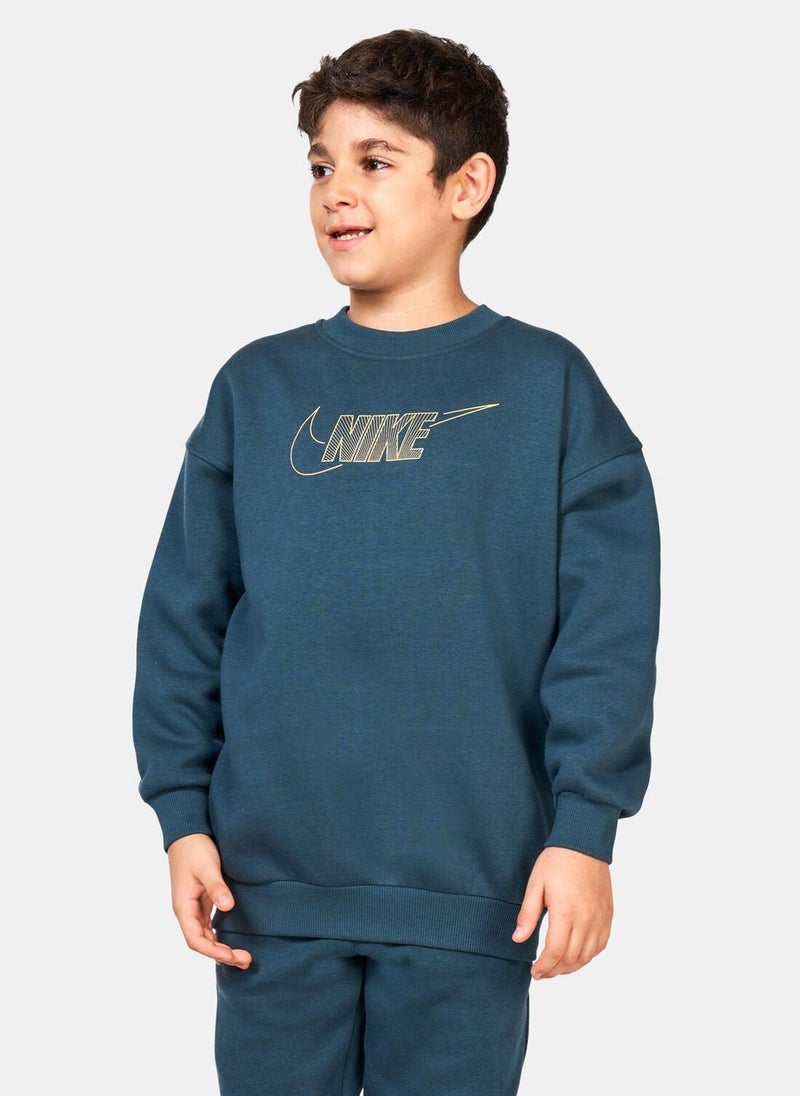 Kids' Sportswear Club Fleece Sweatshirt (Older Kids)