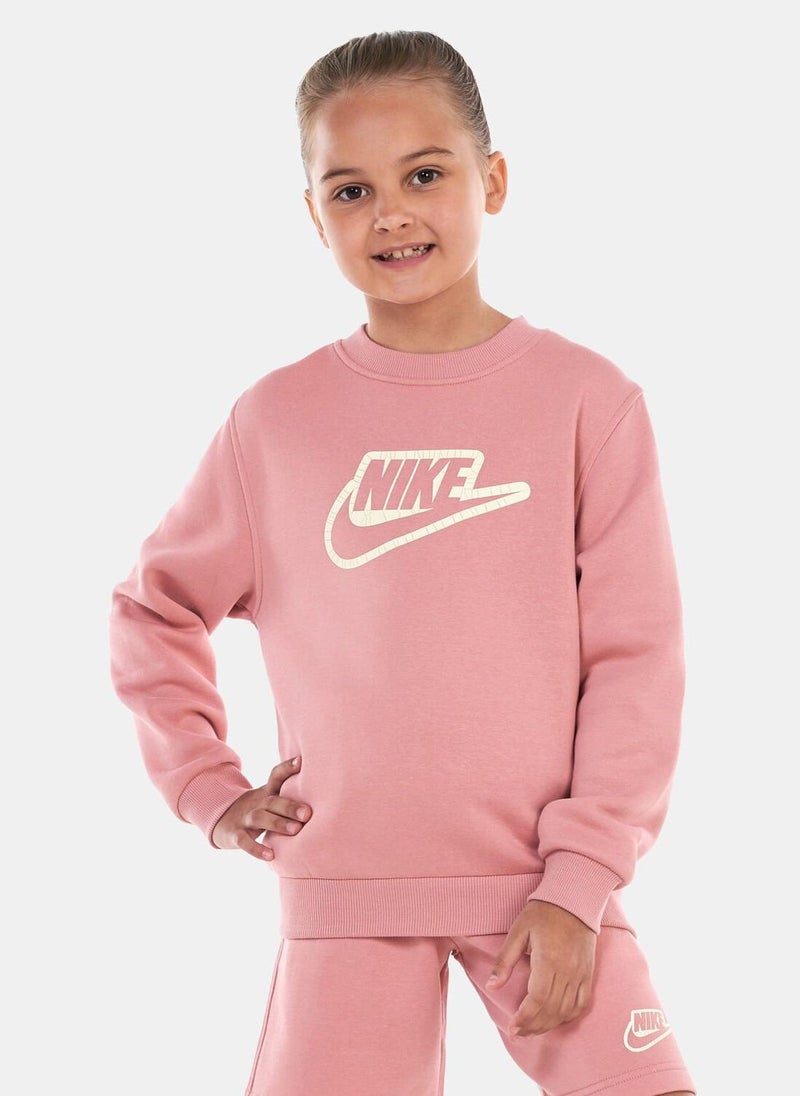 Kids' Sportswear Club+ Crewneck Create Sweatshirt