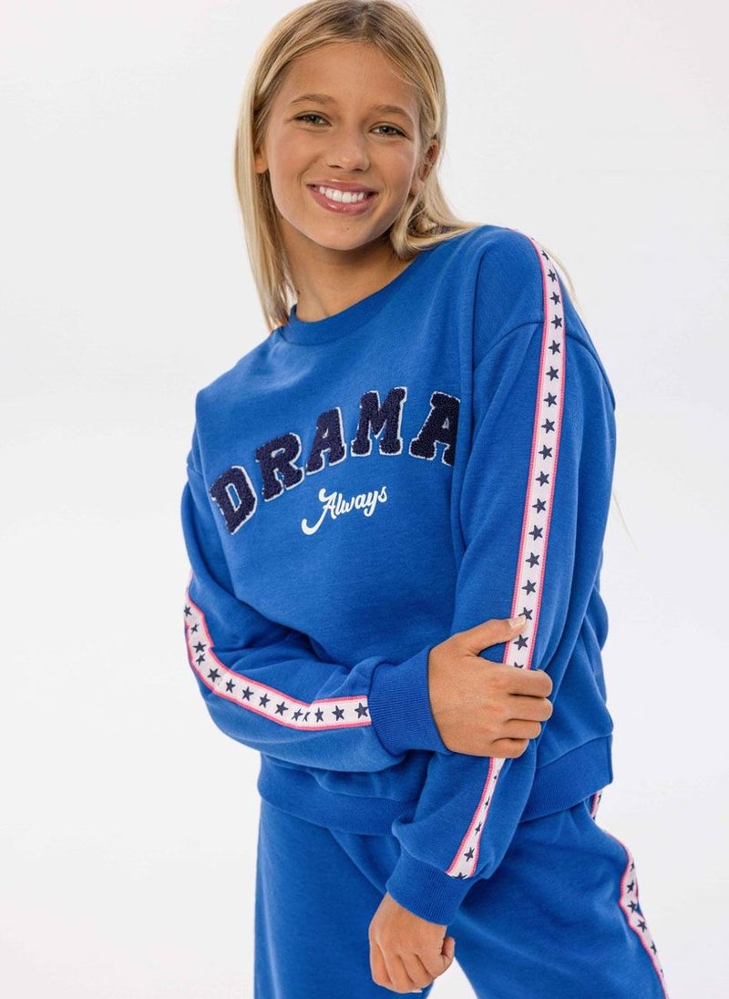 Girls Crew Neck Sweatshirt