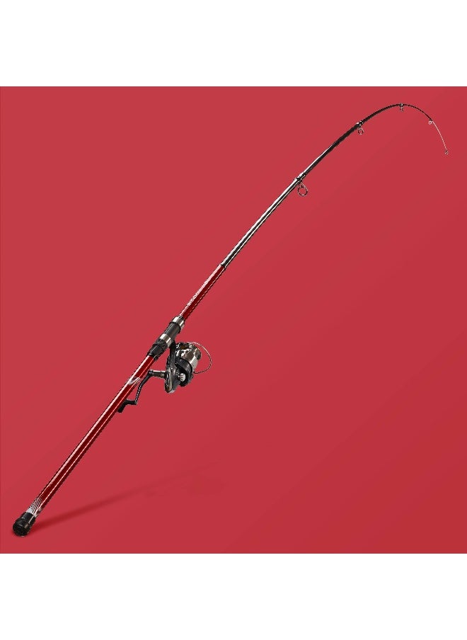Caperlan BY DECATHLON,Fishing Rod 12Ft Surfcasting Set Symbios Light 500 - Red