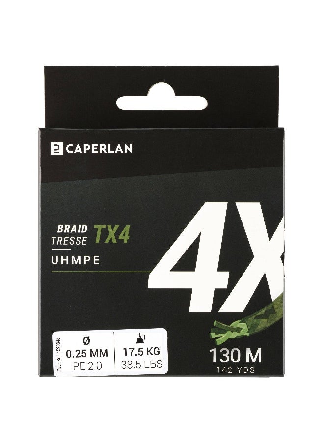 LURE FISHING BRAIDED LINE TX4 KHAKI 130M