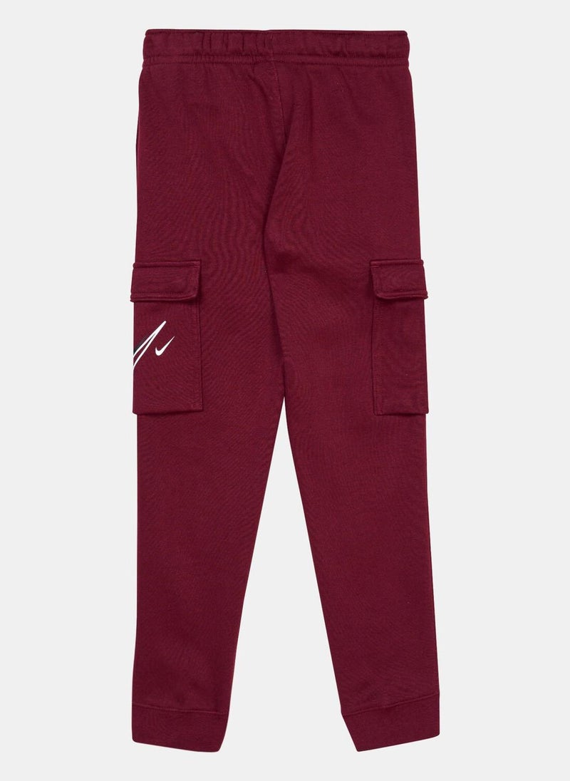 Kids' Sportswear Fleece Cargo Trousers (Older Kids)