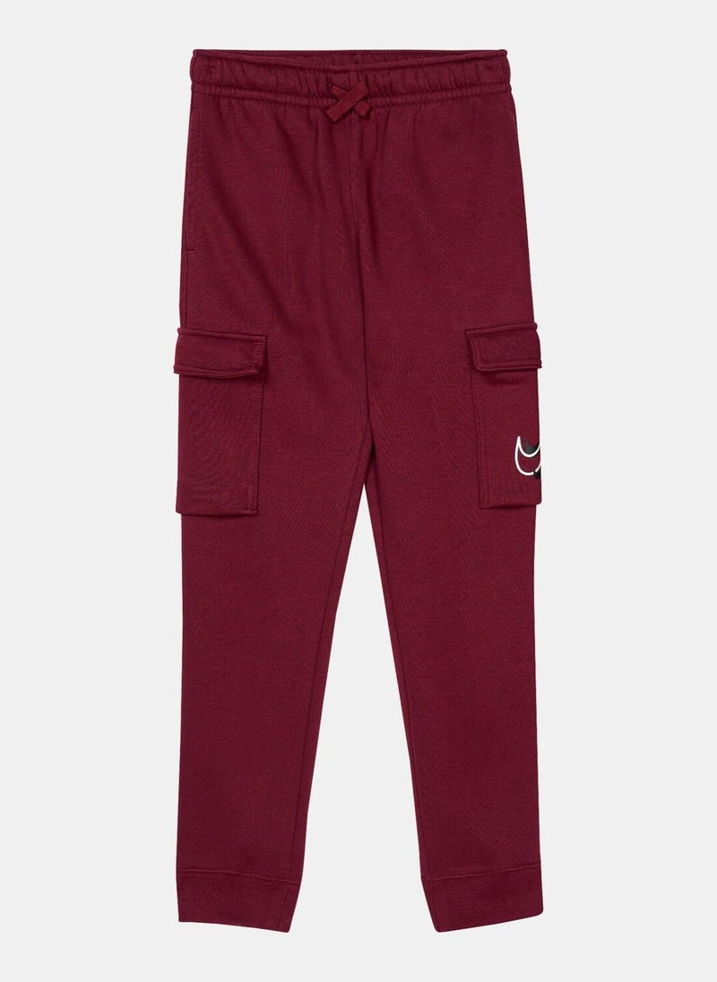 Kids' Sportswear Fleece Cargo Trousers (Older Kids)