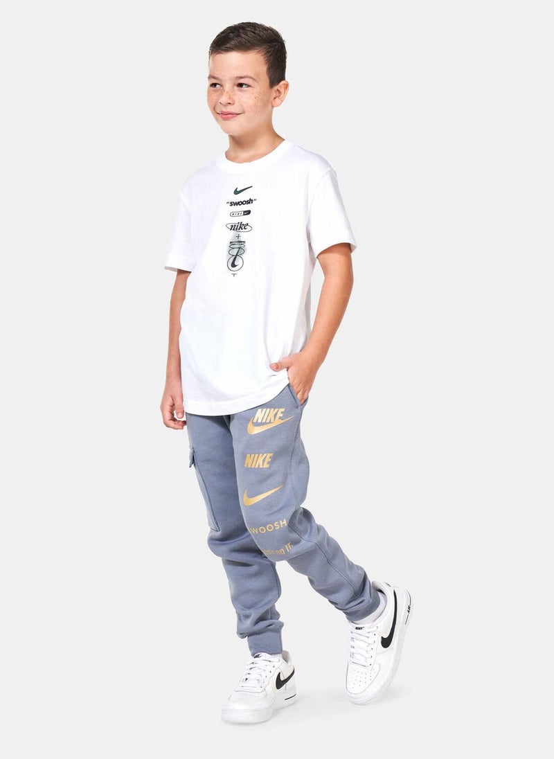 Kids' Sportswear Fleece Cargo Joggers (Older Kids)