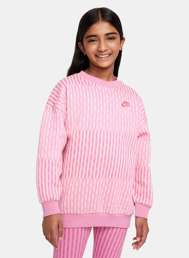 Kids' Sportswear Club Fleece Sweatshirt (Older Kids)