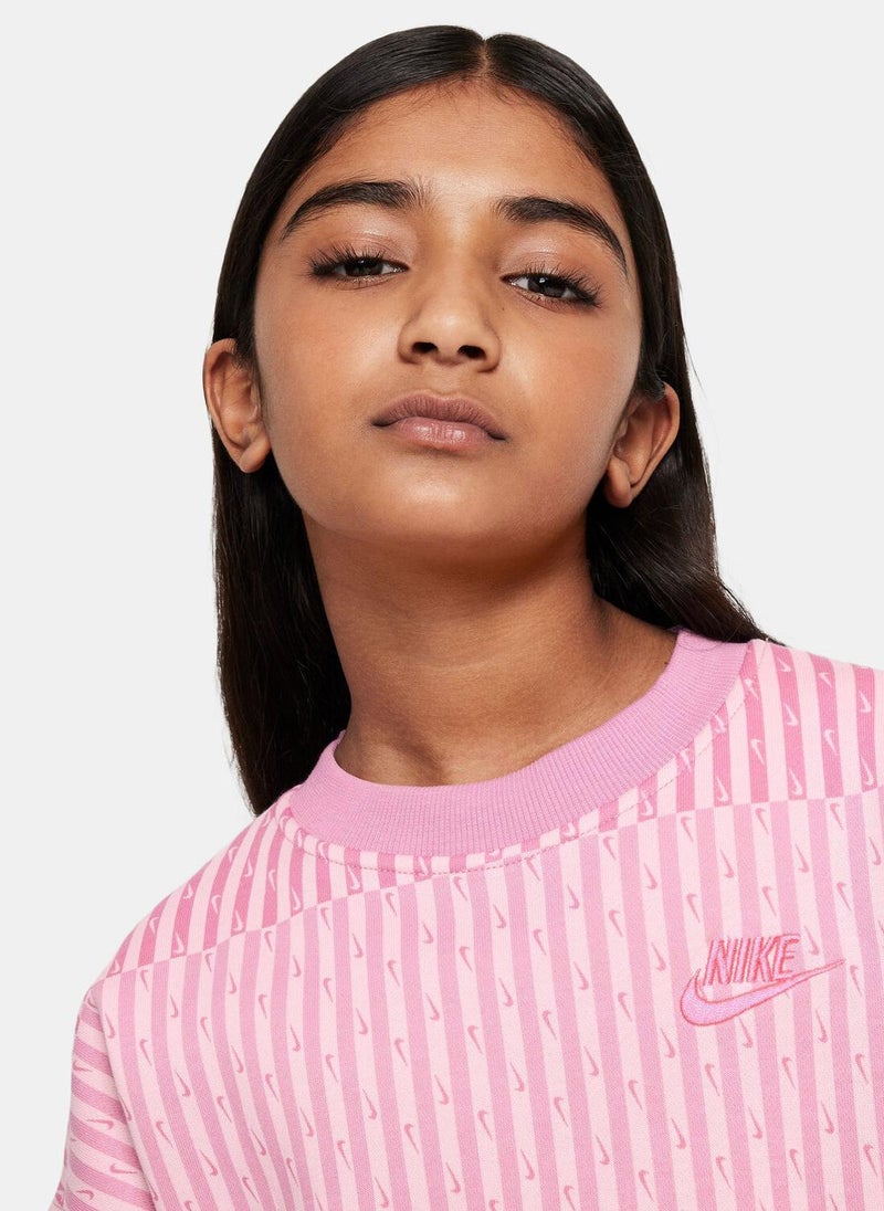 Kids' Sportswear Club Fleece Sweatshirt (Older Kids)