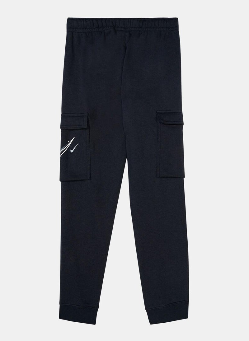 Kids' Sportswear Fleece Cargo Trousers (Older Kids)