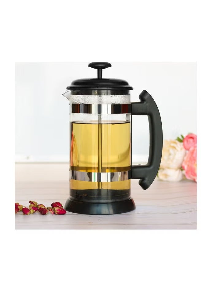 Stainless Steel French Press Pot Coffee Cup Black