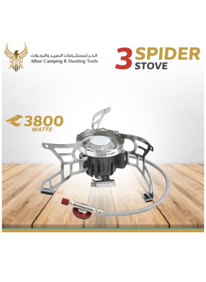 SPIDER3 STOVE for trips and camping
