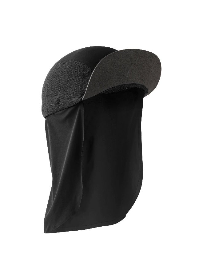 Unisex Trail Running Cap - Kiprun Flexible Desert Cap Black
