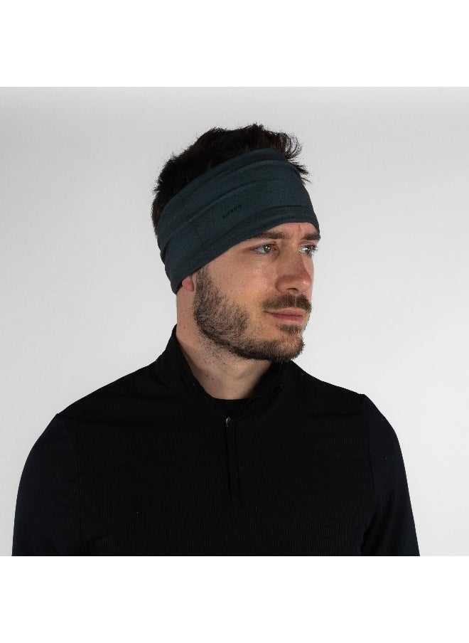 KIPRUN Unisex running neck warmer/multi-function headband - Dark Khaki