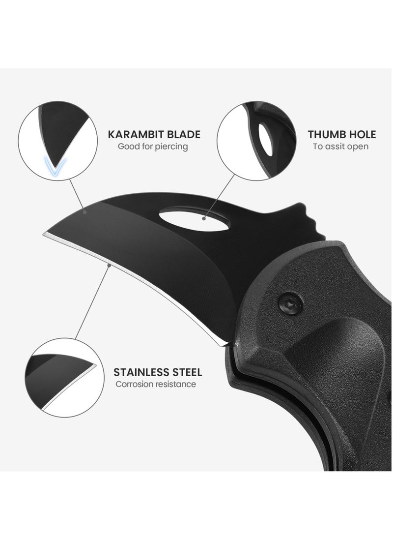 Compact Carabiner Knife with 1.34